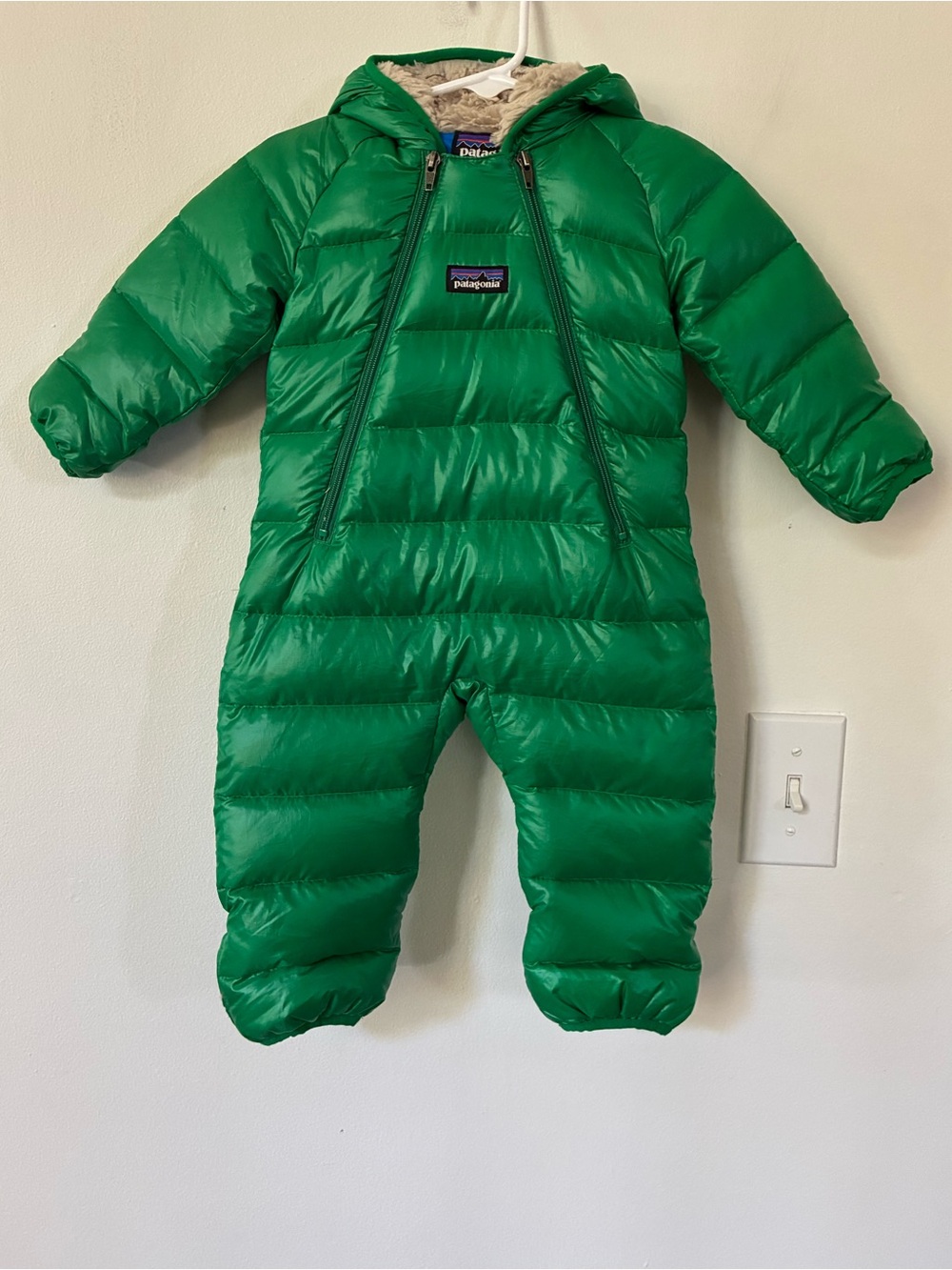 Infant Hi-Loft Down Sweater Bunting Green